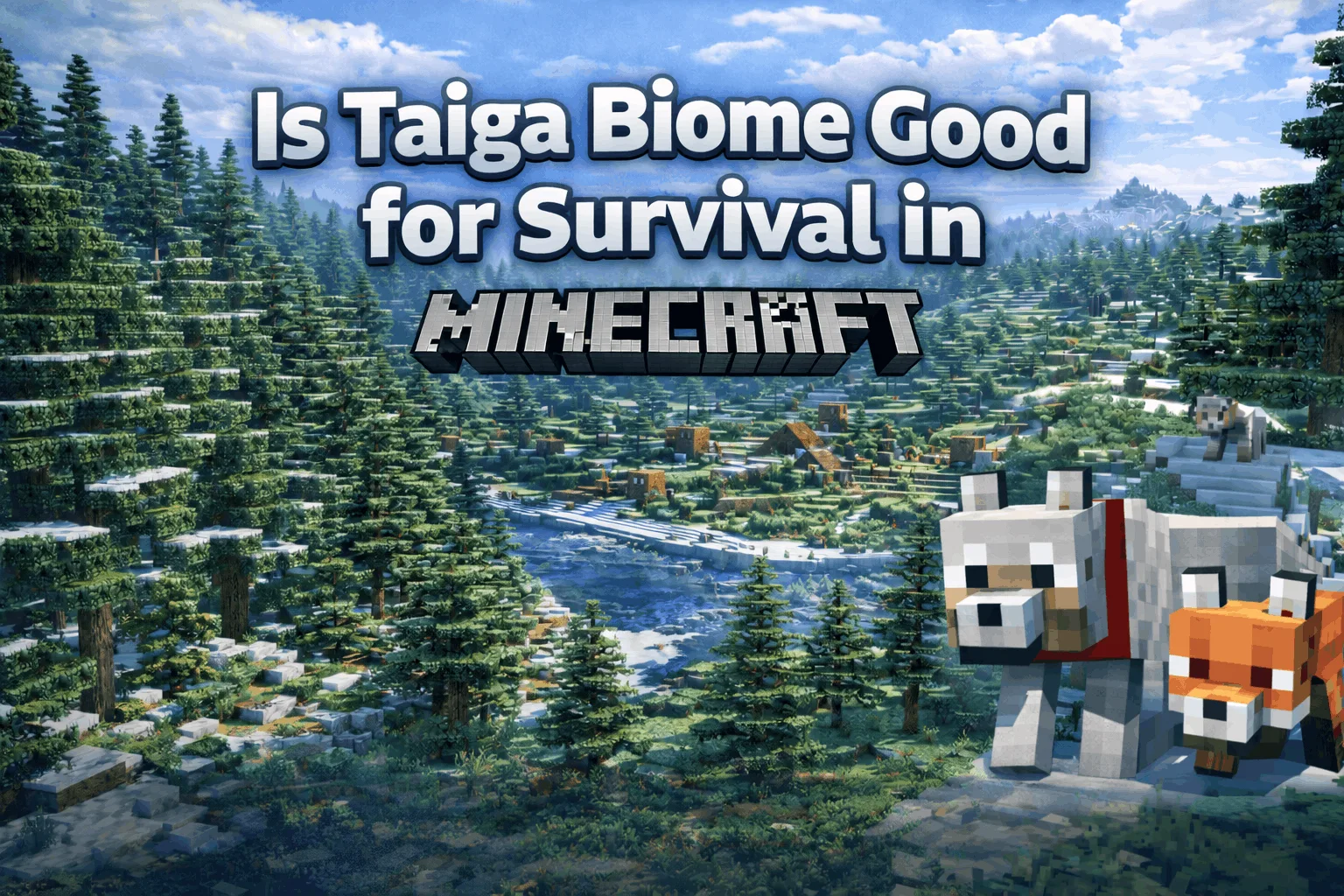 Is Taiga Biome Good for Survival in Minecraft?